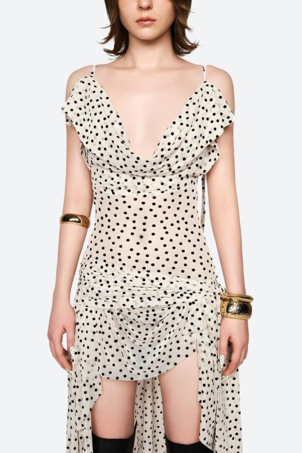 Polka Dot Mini Dress