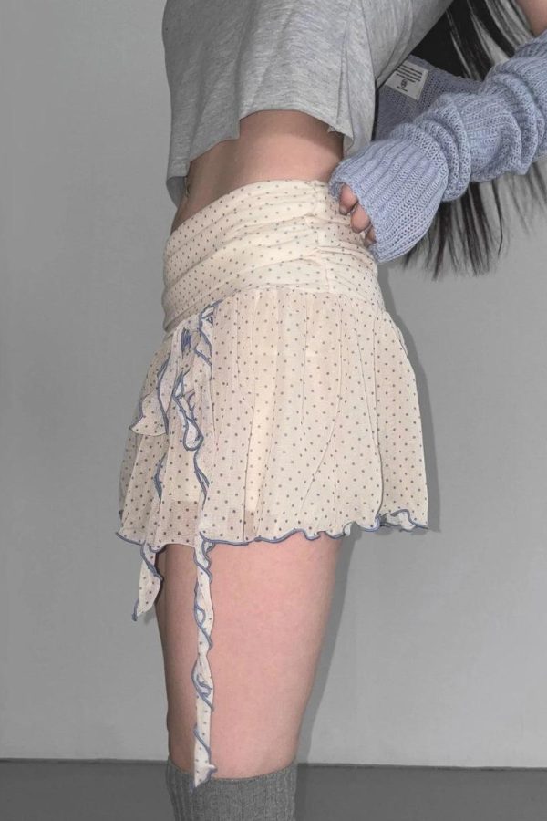 Polka Dot Mini Skirt