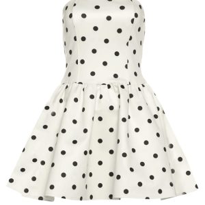 Polka Dot Preppy Mini Dress