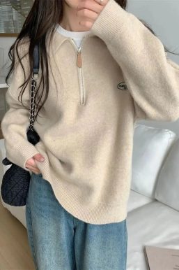 Polo Collar Sweater