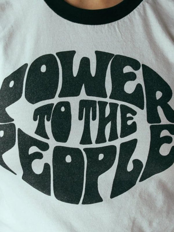 Power to the People Ringer Tee