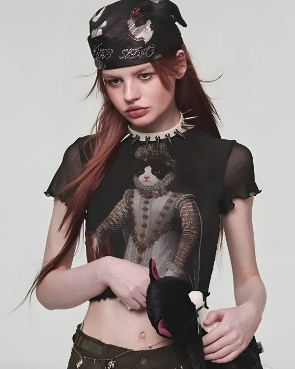 Princess Cat Crop Top