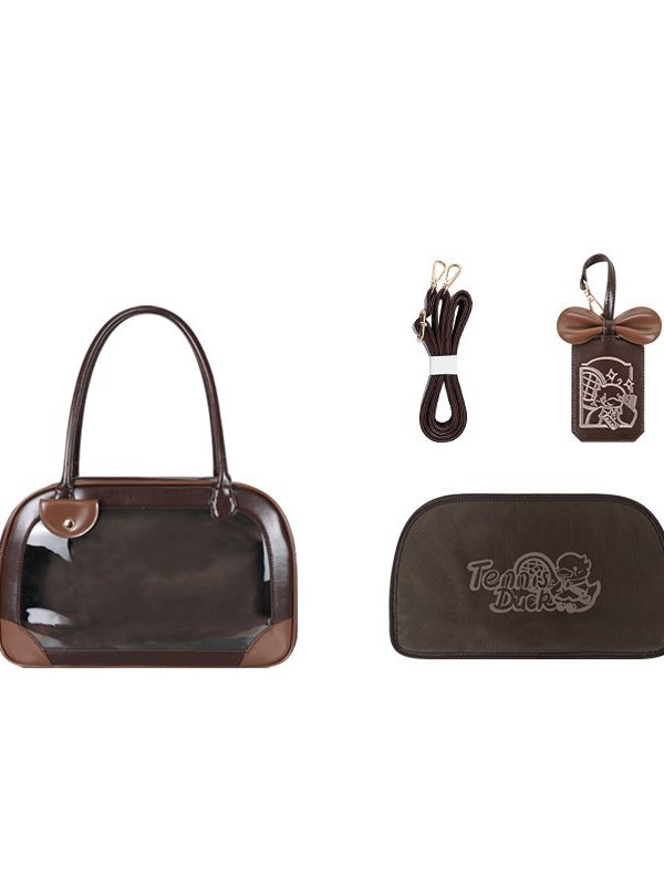 Pu Handbag Crossbody Daily Ita Bag Pin Bag 20cm Doll Bag