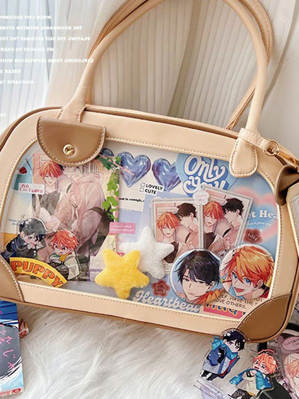 Pu Handbag Crossbody Daily Ita Bag Pin Bag 20cm Doll Bag