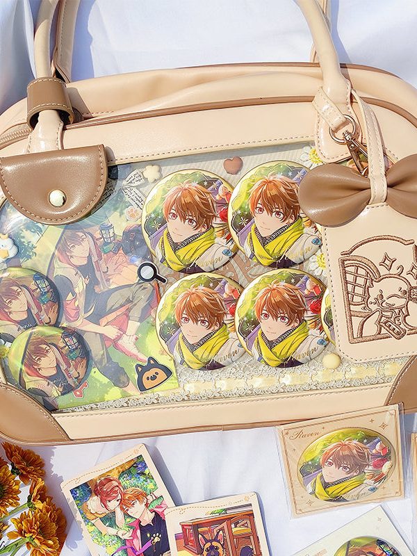 Pu Handbag Crossbody Daily Ita Bag Pin Bag 20cm Doll Bag