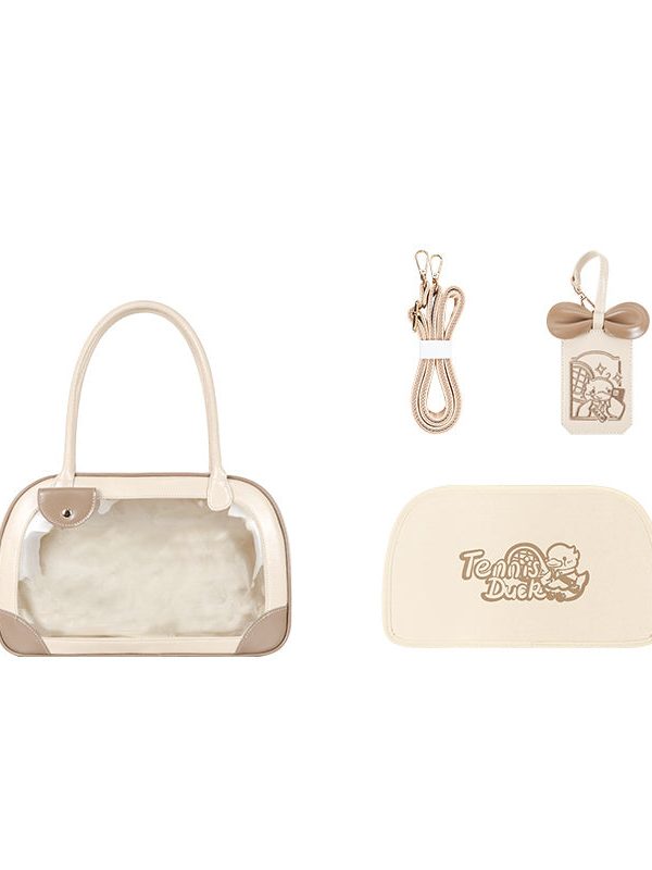 Pu Handbag Crossbody Daily Ita Bag Pin Bag 20cm Doll Bag