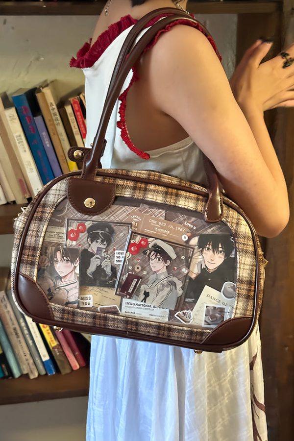 Pu Handbag Crossbody Daily Ita Bag Pin Bag 20cm Doll Bag