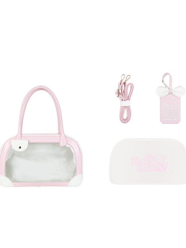 Pu Handbag Crossbody Daily Ita Bag Pin Bag 20cm Doll Bag