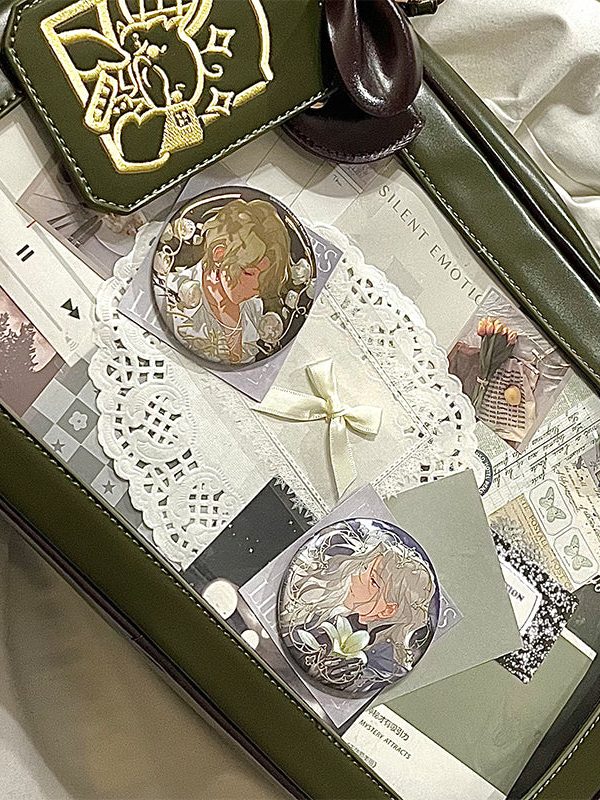 Pu Handbag Crossbody Daily Ita Bag Pin Bag 20cm Doll Bag