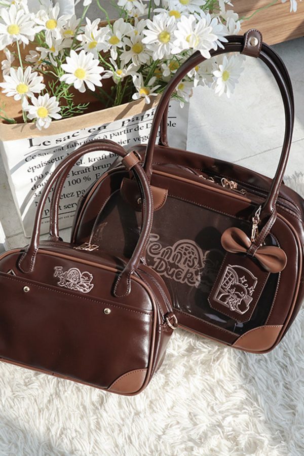 Pu Handbag Crossbody Daily Ita Bag Pin Bag 20cm Doll Bag