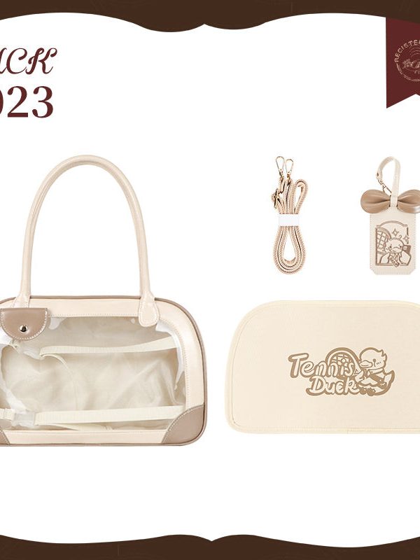 Pu Handbag Crossbody Daily Ita Bag Pin Bag 20cm Doll Bag