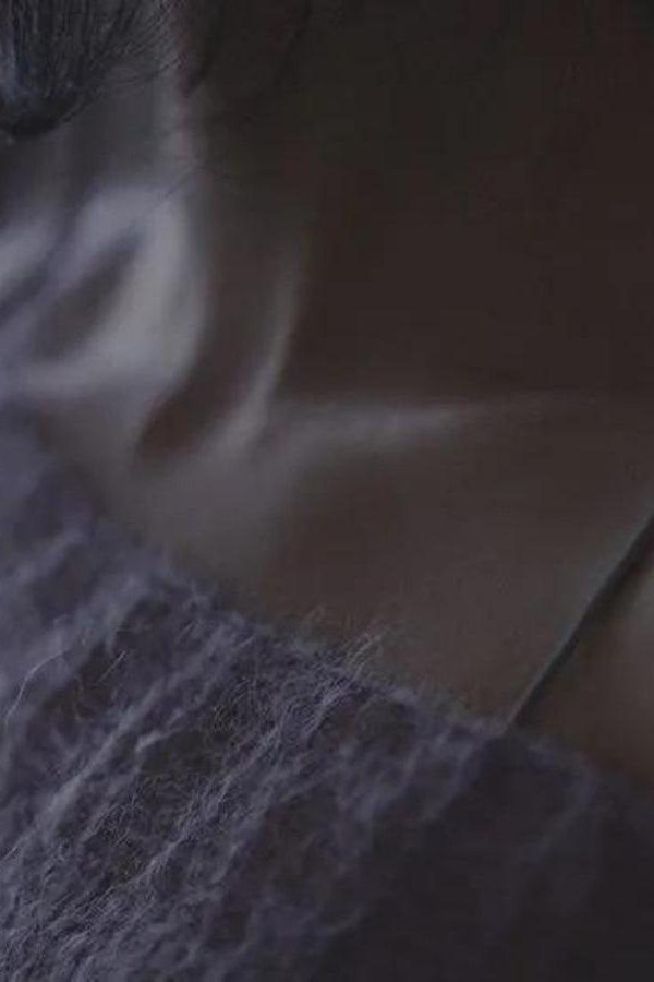 Puff Sleeved Mesh Knit Sweater