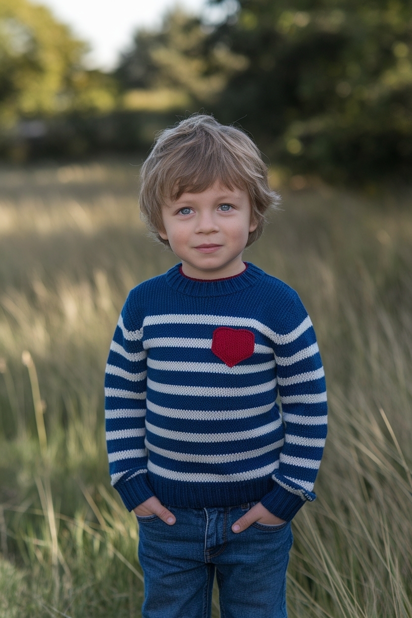 Pull Enfant Tricot Garcon Gratuit: Adorable Patterns outfit idea