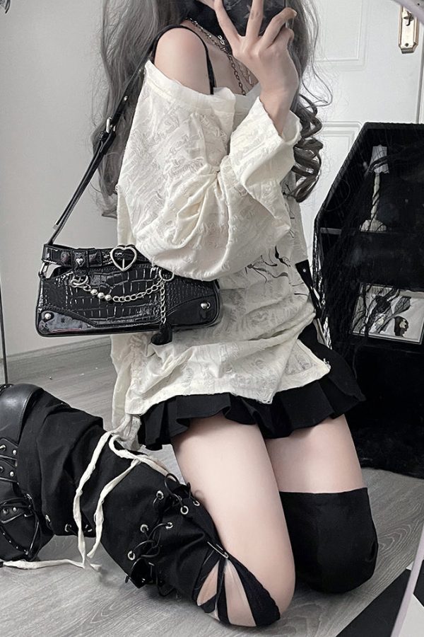 Punk Vintage Y2K Ita Clutch Bag for Women