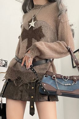 Punk Vintage Y2K Ita Clutch Bag for Women