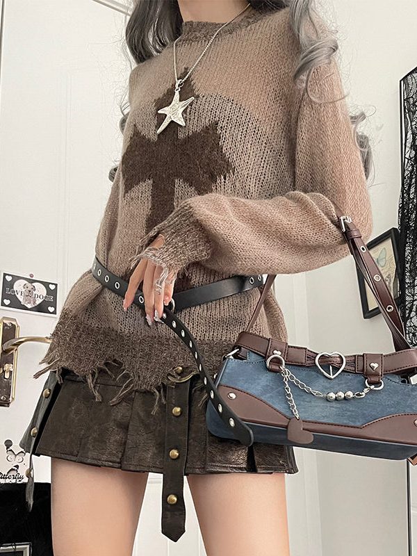 Punk Vintage Y2K Ita Clutch Bag for Women