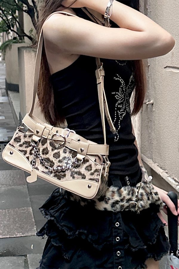Punk Vintage Y2K Ita Clutch Bag for Women
