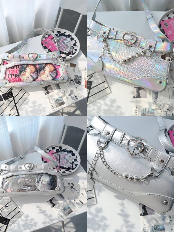 Punk Vintage Y2K Ita Clutch Bag for Women