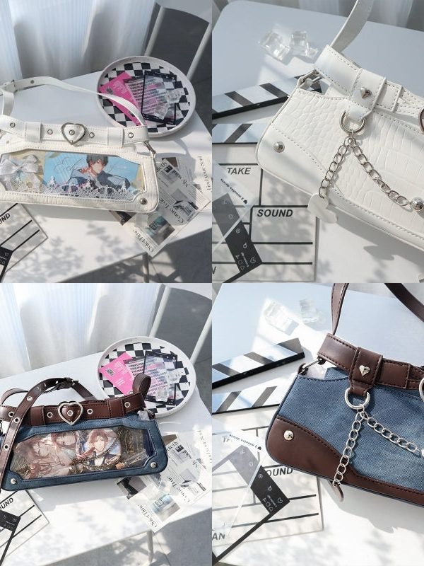 Punk Vintage Y2K Ita Clutch Bag for Women