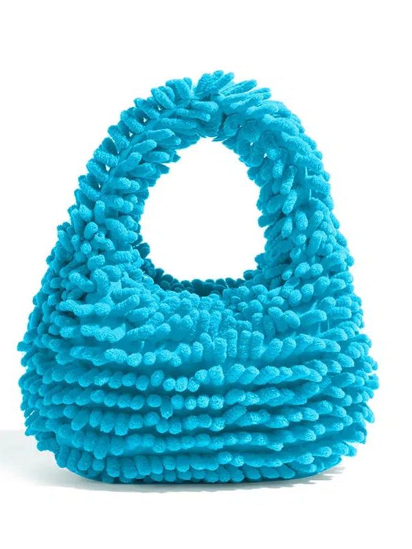 Rainbow Plush Handbag