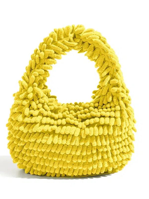 Rainbow Plush Handbag