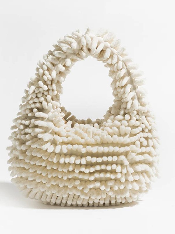 Rainbow Plush Handbag