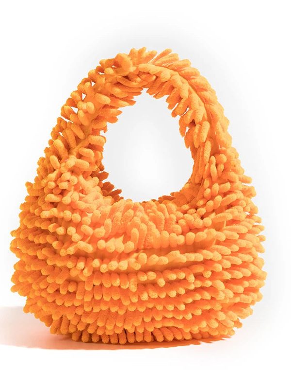 Rainbow Plush Handbag