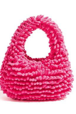 Rainbow Plush Handbag