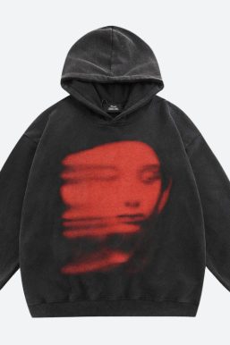 Red Face Hoodie