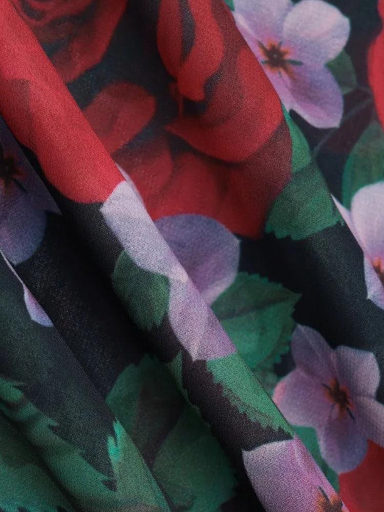 Red Rose Maxi Dress Red Rose Maxi Dress