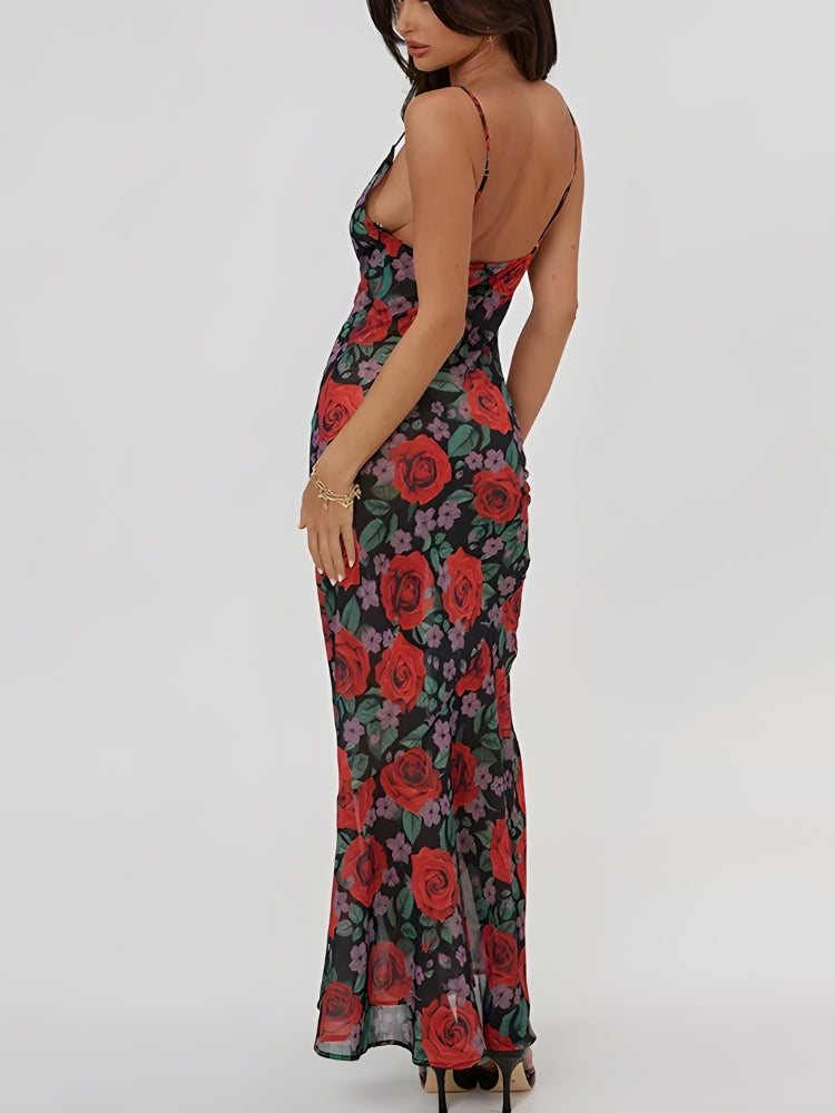 Red Rose Maxi Dress Red Rose Maxi Dress