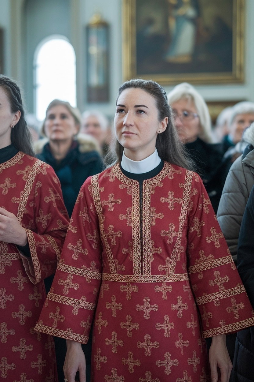 Red Outfit for Church Women: Bold Choices for Worship outfit idea