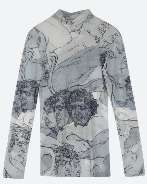 Renaissance Heads Mesh Top