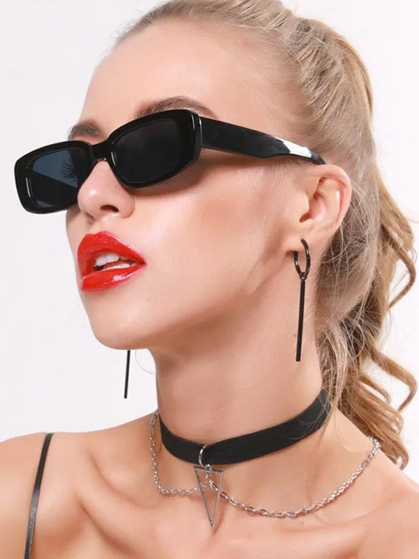 Retro Rectangle Sunglasses