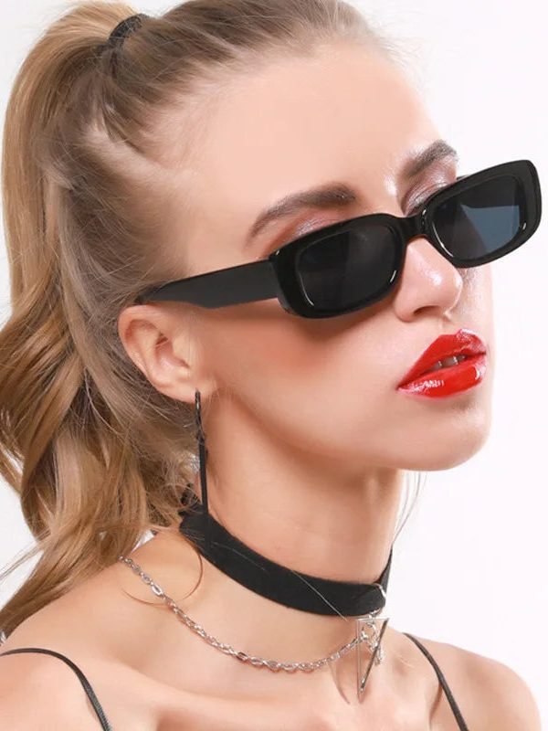 Retro Rectangle Sunglasses