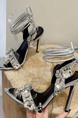 Rhinestone High Heels
