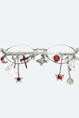 Rhinestone Oval Glasses