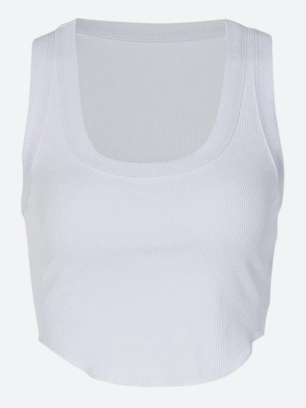 Ribbed Crop Tank Top