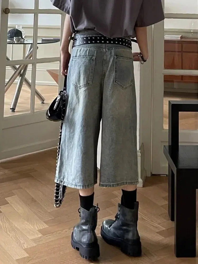 Ripped Jean Shorts Ripped Jean Shorts