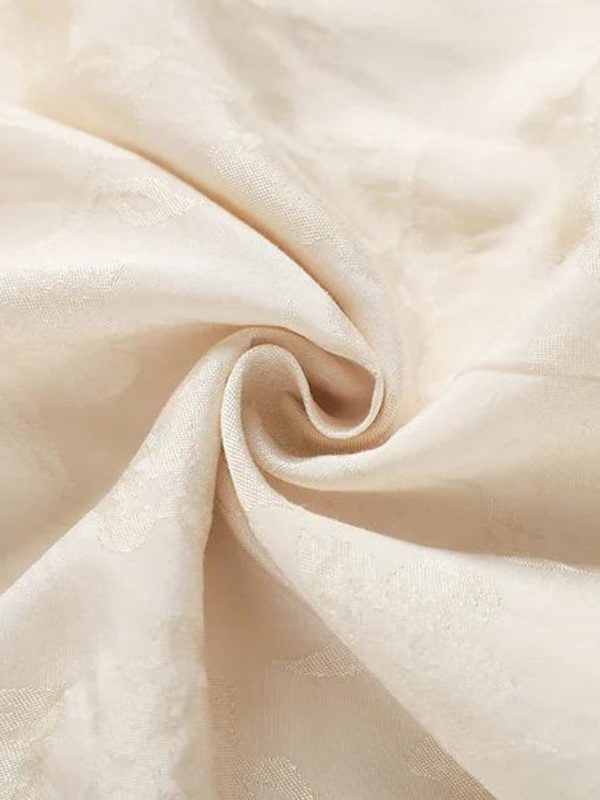 Rose Embroidery Tie Shirt