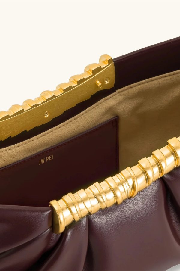 Ruched Clutch Bag