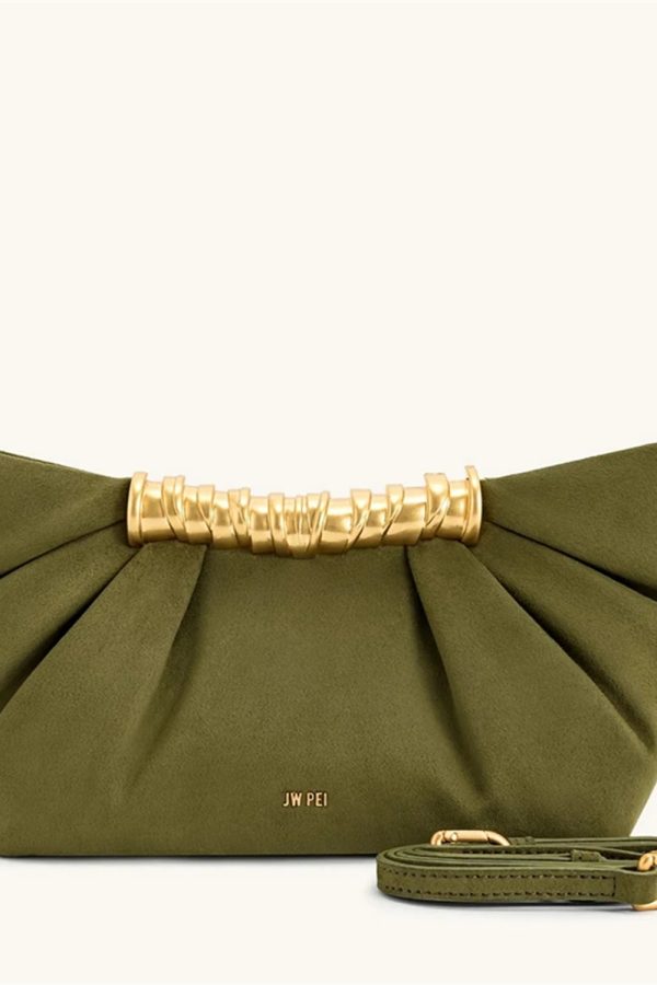 Ruched Clutch Bag