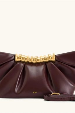 Ruched Clutch Bag