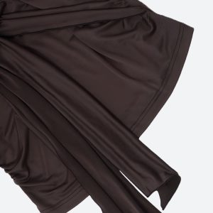 Ruched Halter Neck Mini Dress