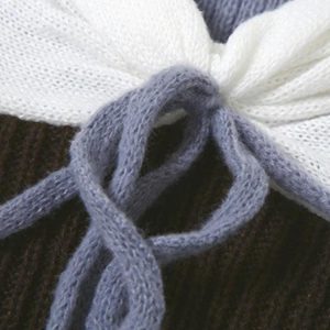 Ruched Knitted Mini Dress