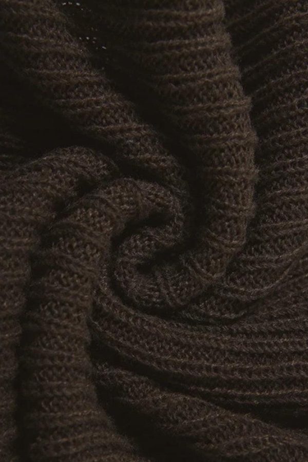 Ruched Knitted Mini Dress