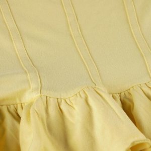 Ruffled Halter Mini Dress