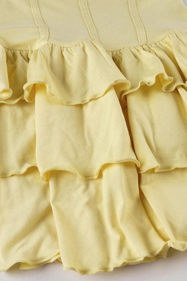 Ruffled Halter Mini Dress