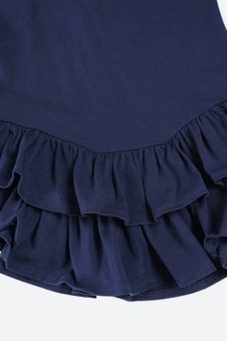 Ruffled Polo Mini Dress