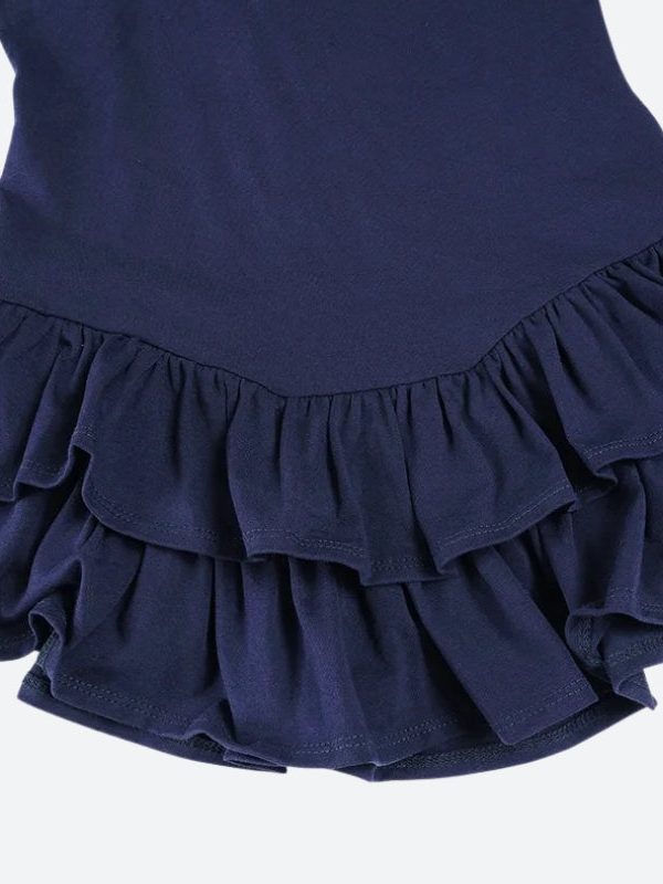 Ruffled Polo Mini Dress